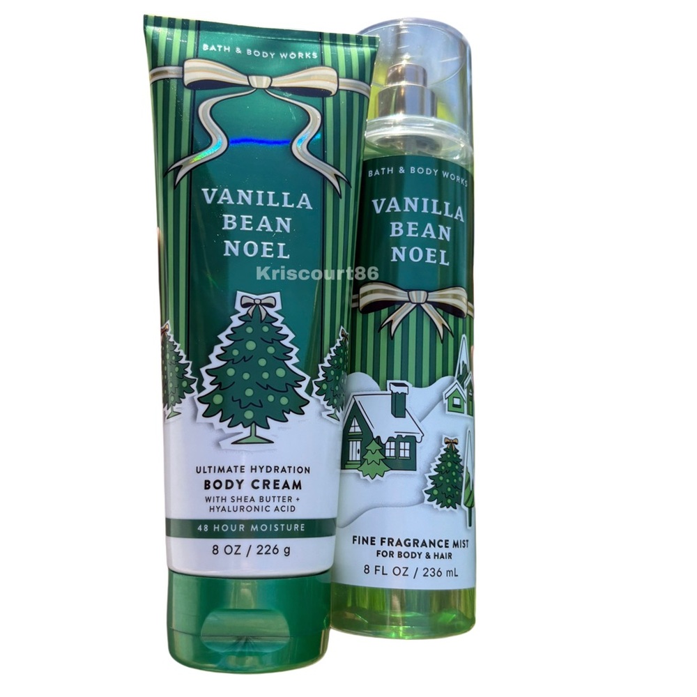 BBW Vanilla Bean Noel 2PC FULL-SIZE SET NEW - Picture 7 of 15